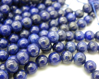 10 pearls 12 mm with Lapiz lazuli Blue 12mm