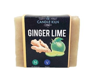 Ginger & Lime All-Natural PREMIUM Vegan Cold Process Soap