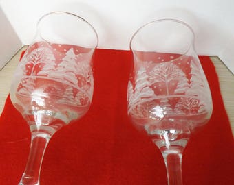 MARY GREGORY GLASSES pair