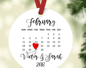Christmas Ornaments, Anniversary Gift, Custom Ornament, Wedding Gift, First Christmas, Housewarming, Wedding Date, Save the Date, Keepsakes