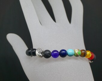 Seashell Chakra Diffuser Bracelet