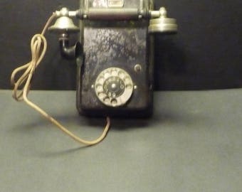 Antique Swedish Phone- 1934- K Telegrafverkets' Verkstad - BD370- Dial Phone