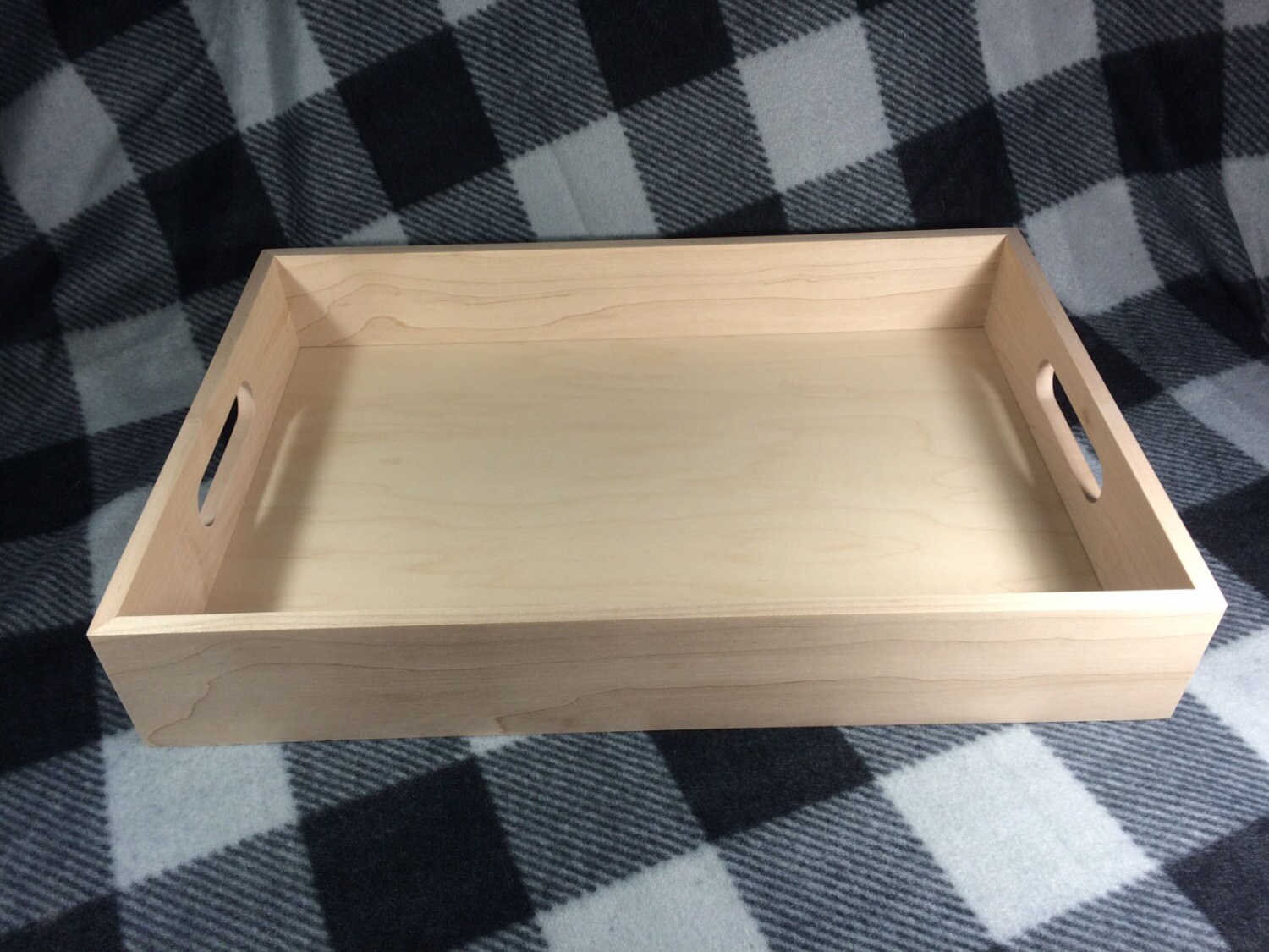 Unfinished Wooden Serving Trayunfinished wood boxready to