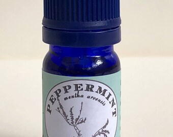 Peppermint Essential Oil - Certified Organic - Aromatherapy - Essential Oil - Essential Oils