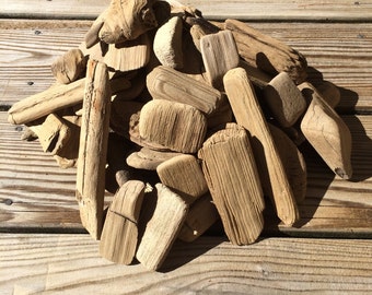 50 driftwood pieces, Small driftwood pieces,bulk driftwood pieces,craft driftwood pieces,Maine driftwood pieces,driftwood art pieces