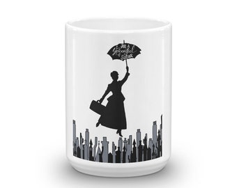 Popppins Just a Spoonful of Sugar Over London Mug