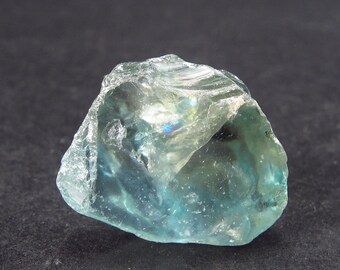 Blue Zircon Gem Crystal From Cambodia - 0.7"