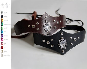 Leather headpiece • warrior crown