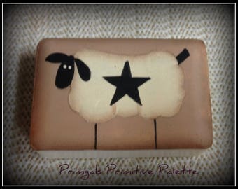 Primitive Sheep Star Bath Soap Home Decor Decoration