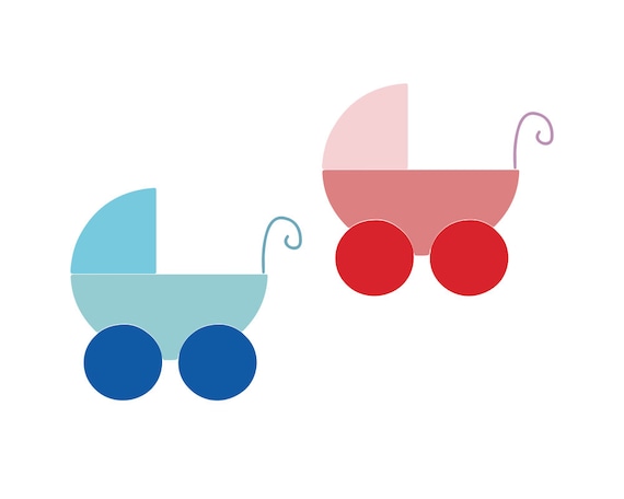 Items similar to Pram, Baby Carriage, SVG Cutting File ...
