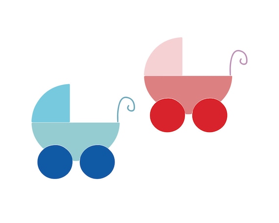 Download Items similar to Pram, Baby Carriage, SVG Cutting File ...