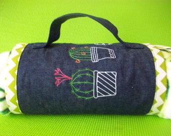 Cactus Picnic Carrier and Blanket