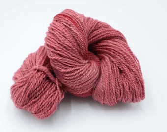 Hand Dyed DK BFL Masham Wool Yarn - Carnation