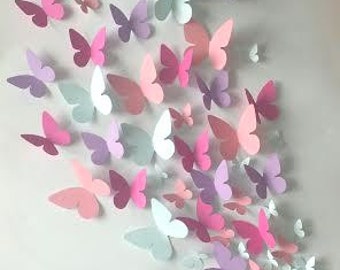 Paper Wall 3D Butterfly - 3D Wall Art - Paper Butterfly