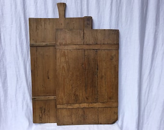 Antique European Wood Bread Boards Charcuterie Boards