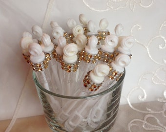Wedding Bubbles, bubble wand, , LOVE knot bubble wand, Birthday Party bubbles, set of 36 bubble wands