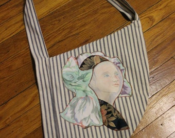 NAB Designs- One of A Kind Handmade Fabric College Handbags