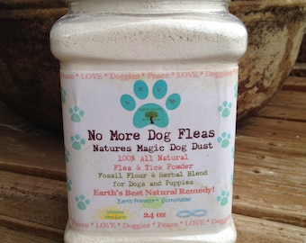 All Natural Flea & Tick Powder for Dogs, " No More Dog Fleas" Natural Remedy