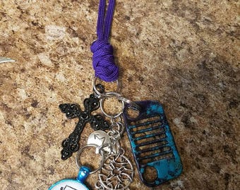 Jeep Rear View Mirror Bling - Dreamweaver