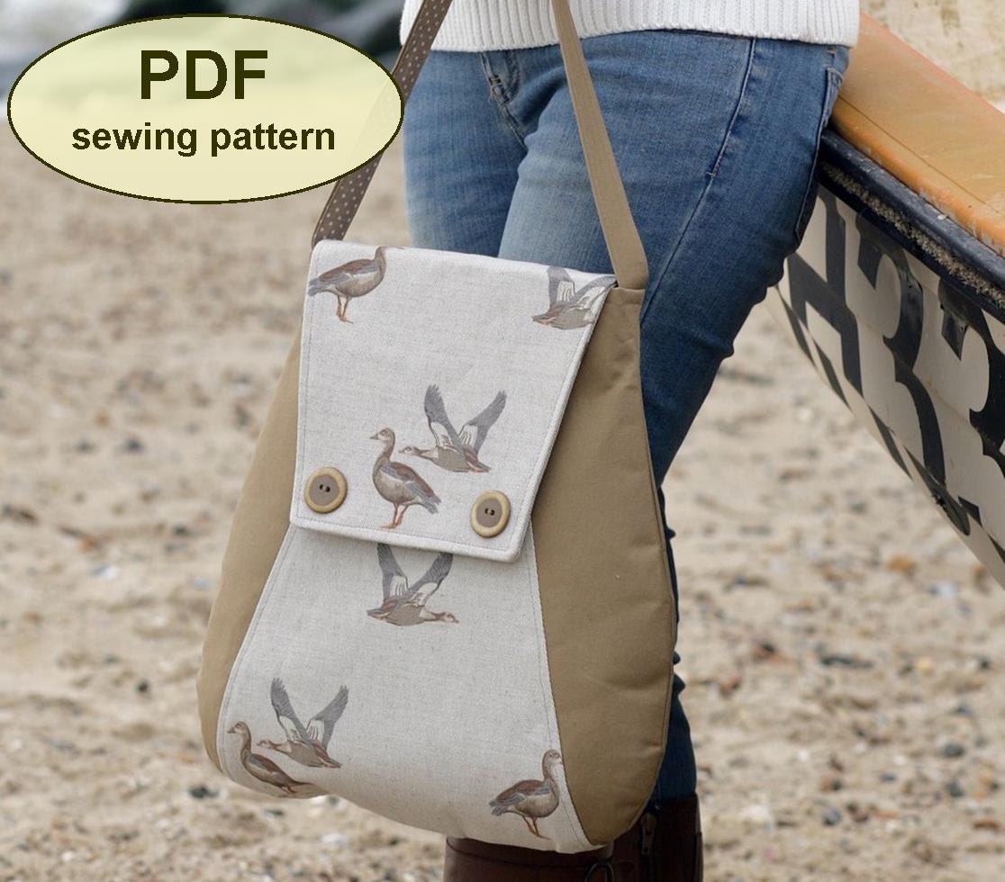 New Sewing pattern for Caistor Courier Bag PDF pattern