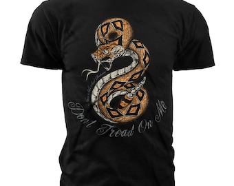 Black Ink Men's Don't Tread on Me T-Shirt (MT664)