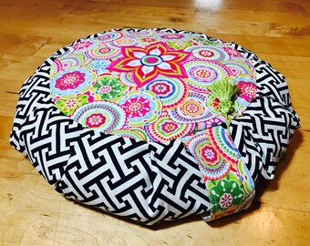 Meditation Pillow, Meditation cushion, Yoga cushion, Yoga Prop, Zafu, Floor pillow, Supportive Pillow, Restorative Prop, Buckwheat