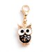 Owl Charm Fashion Pendants Jewelry Diy Jewelry Findings Accessories with lobster claw