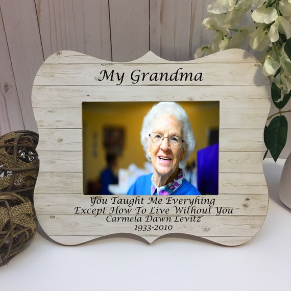 Grandma Memorial Frame Sympathy Gift Condolences