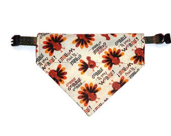60% OFF!! Gobbling Turkeys Dog Bandana