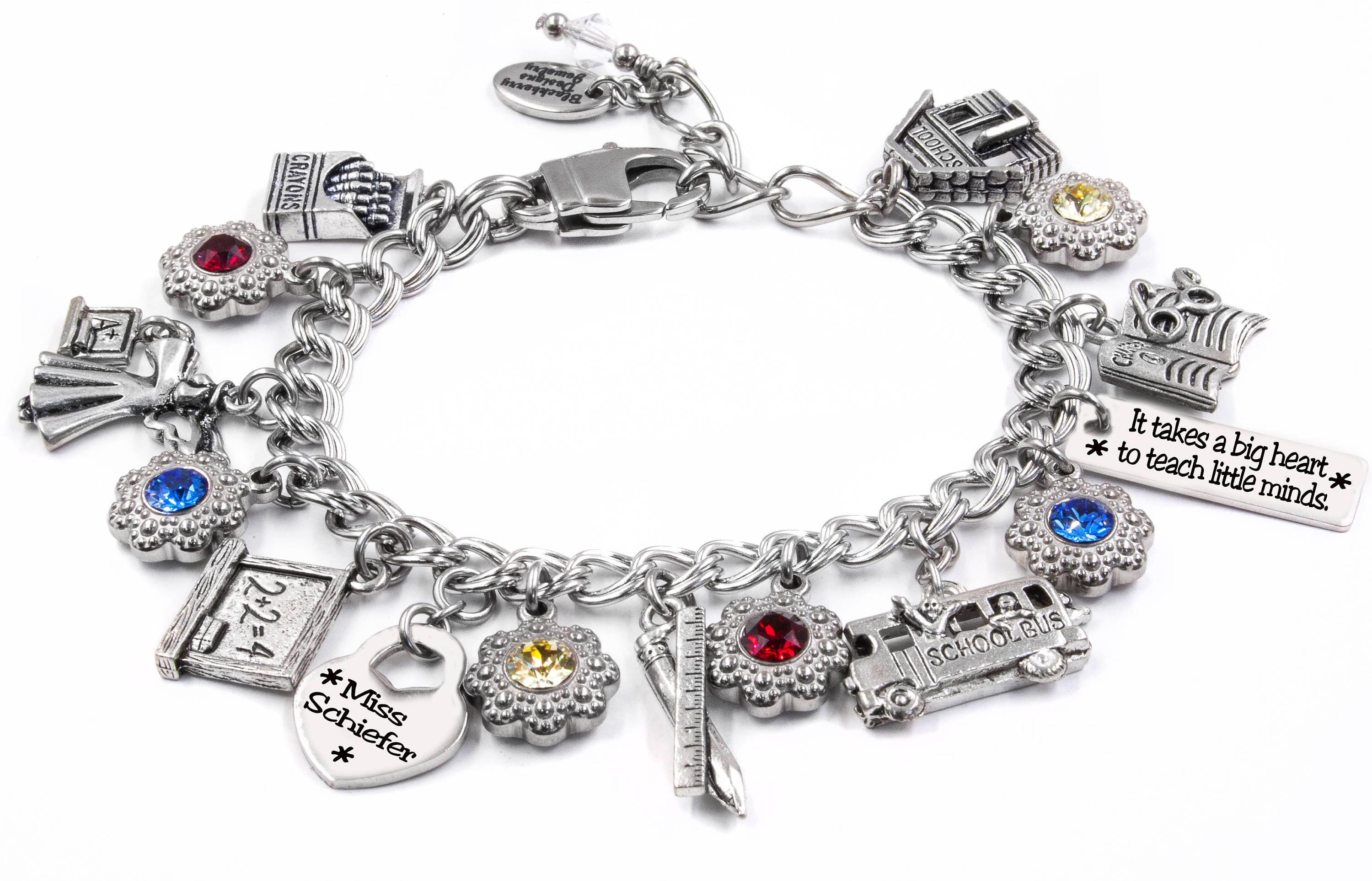 Teacher Bracelet Personalized Teacher Gift Teacher Jewelry