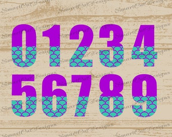 Free Free 349 Mermaid Numbers Svg SVG PNG EPS DXF File