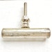 Glass Drawer Knobs Handles Silver Hardware, Silver Drawer Pulls, Glass Cabinet Knobs, Antique Vintage Style, Glass Knobs, Silver Knobs