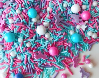 Unicorn cake sprinkles ~ mini edible unicorns