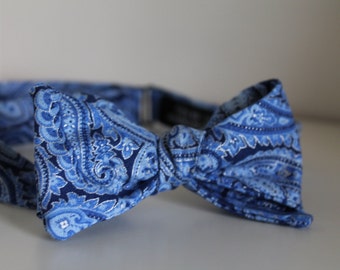 Paisley bow tie | Etsy