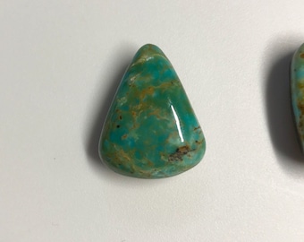 Blue Gem Turquoise Cabochon! Battle Mountain Mine, NV. 21x20x7mm.
