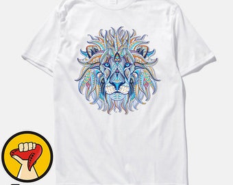 blue lion shirt