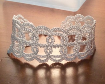 Hand Tatted Lace Bracelet