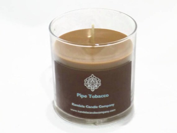 New! Pipe and Tobacco Scented Candle in Straight Tumbler
