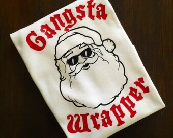 Adult Gangsta wrapper unisex T-shirt!