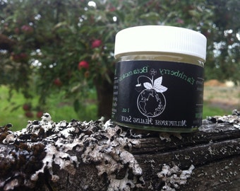 Salve. Healing for cracked lips,hands,cuts,scrapes,feet,elbows,bruises,cracked nipples