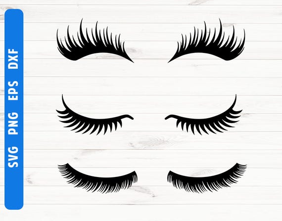 Download Lashes SVG Lashes sign Lashes clipart Cricut Silhouette