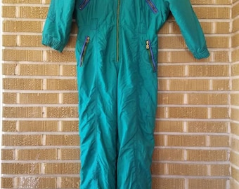 90's jewel tone ski suit