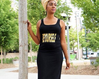 Ladies " BEYOURSELF" Tank Dress