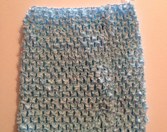 CLEARANCE SALE- Light Blue 5" Crochet Tube Top for Tutu Dresses