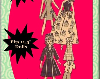 Newspaper Mail Order Pattern #4515 For Vintage Barbie - Doll Clothes