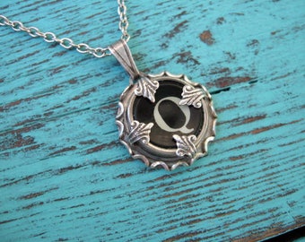 Typewriter Key Jewelry - Typewriter Charm - Letter Q