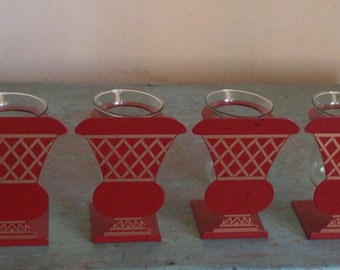 Set of 4 Miniature Table Vases!
