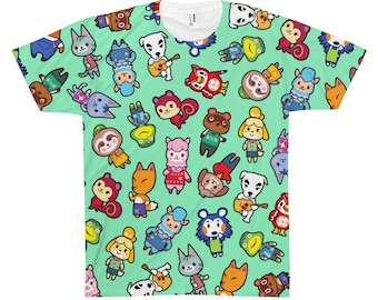 Animal Crossing All Over Print TShirt