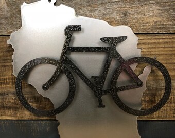 State of Wisconsin with Bike