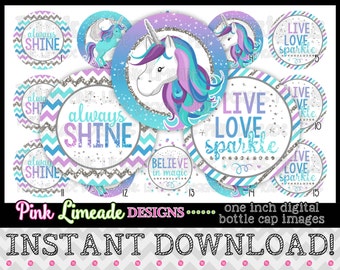 Always Shine - INSTANT DOWNLOAD 1" Bottle Cap Images 4x6 - 998